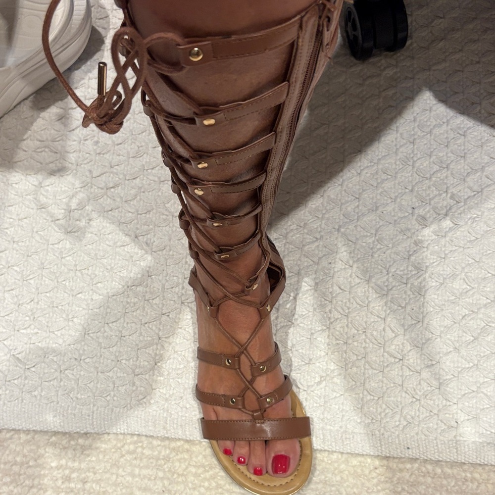 Mix No. 6 Tan Gladiator Sandals